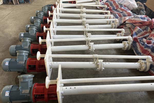 Un cliente ruso compró bombas sumergibles verticales de FRPP