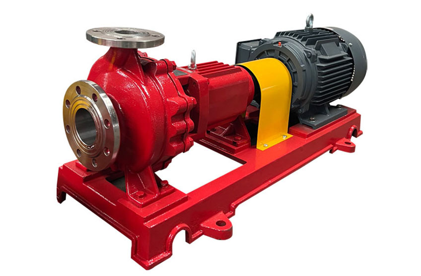 Bomba centrífuga horizontal de acero inoxidable serie IH/bomba de NaOH/bomba de agua de mar/bomba de lejía