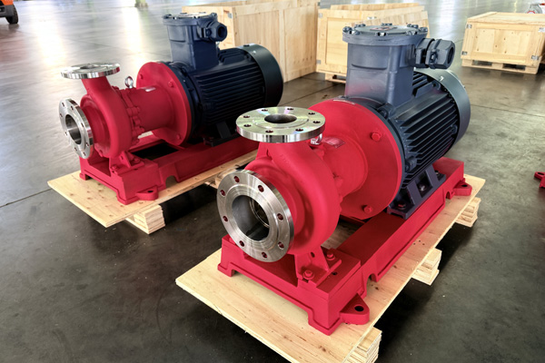 Un cliente de Dubái compra una bomba magnética de acero inoxidable.